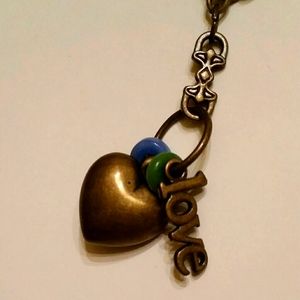 LOVE & HEART NECKLACE♡♡